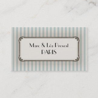 Business card - Carte de visite Old Paris