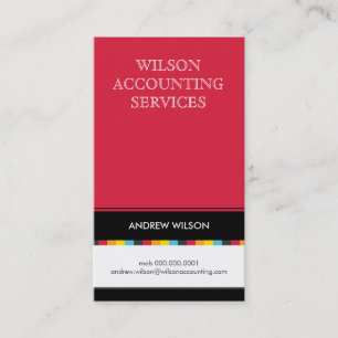 BUSINESS CARD :: chequered 2P