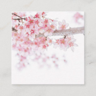BUSINESS  CARD : CHERRY BLOSSOMS
