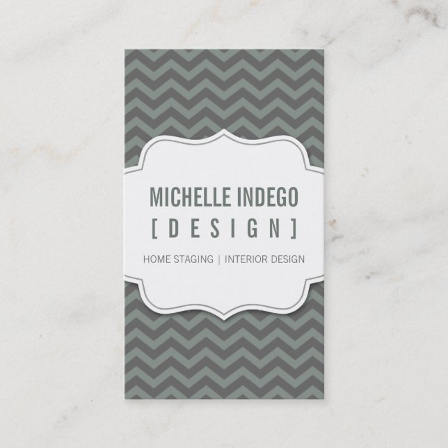 BUSINESS CARD :: chevron3 12P (Front)