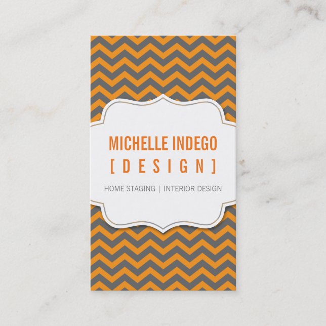 BUSINESS CARD :: chevron3 14P (Front)