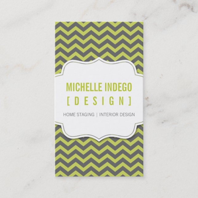 BUSINESS CARD :: chevron3 1P (Front)