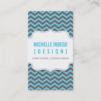 BUSINESS CARD :: chevron3 6P