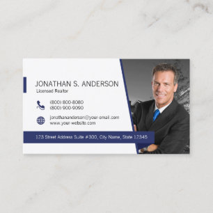 Business Card Coldwell Banker White-Blue