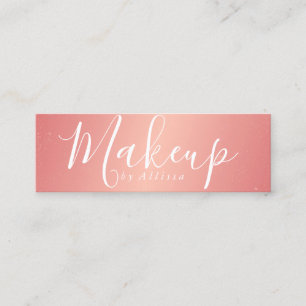 Business Card - Confetti Makeup Pink
