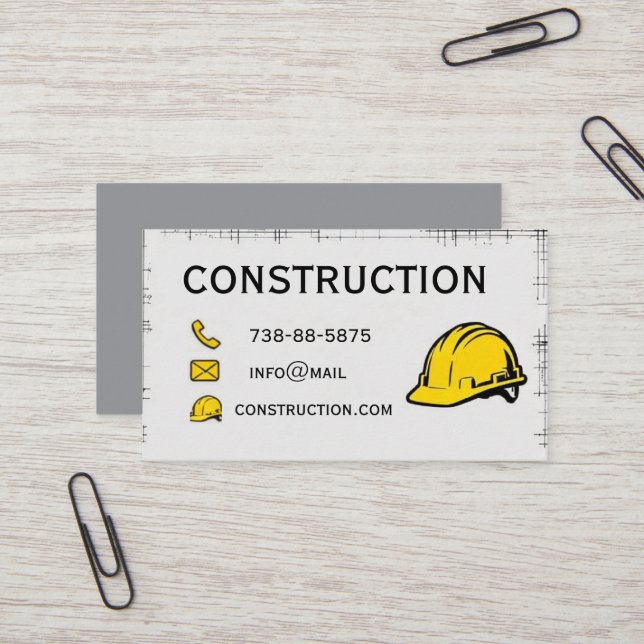 business card construction (Front/Back In Situ)