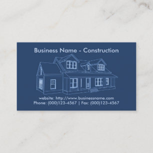 Business Card: Construction Business Card