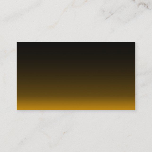 Business Card/Create Your Own Gold and Black Card (Front)