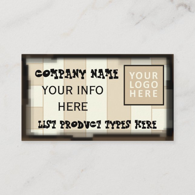 Business Card Customizable Template (Front)