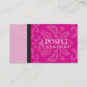 BUSINESS CARD :: divinely damask L 1