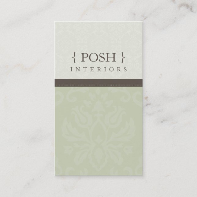 BUSINESS CARD :: divinely damask P 9 (Front)