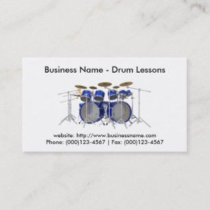 Business Card: Drum Lessons Business Card