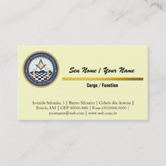 Business card Editável of the CARN Brazil