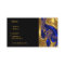Business Card Elegant Exotic Blue Gold Abstract