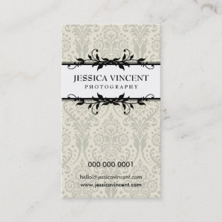 BUSINESS CARD elegant lux foliage