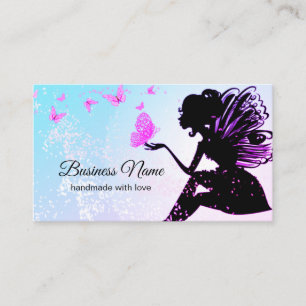 business card - fairy, butterfly, fantastic