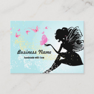 business card - fairy, butterfly, fantastic