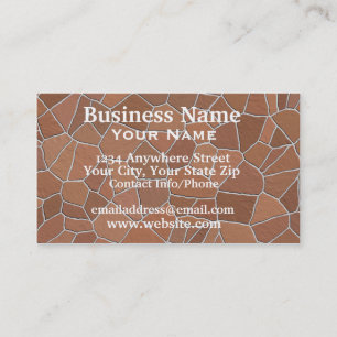 Business Card Flag Stone