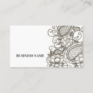 Business Card floral