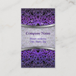 Business Card Floral abstract background