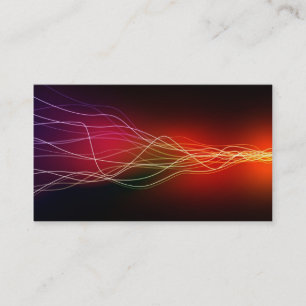 business card for dj, electrician, club, promoter