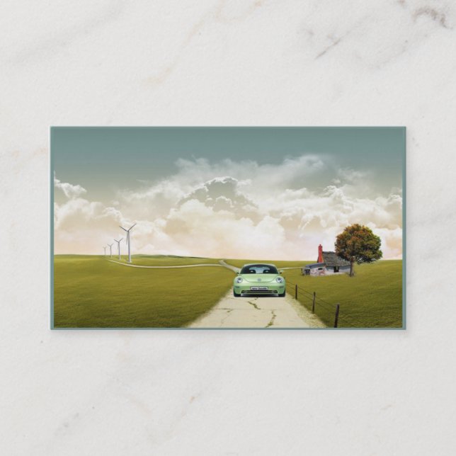 business card for driving or travelling (Front)