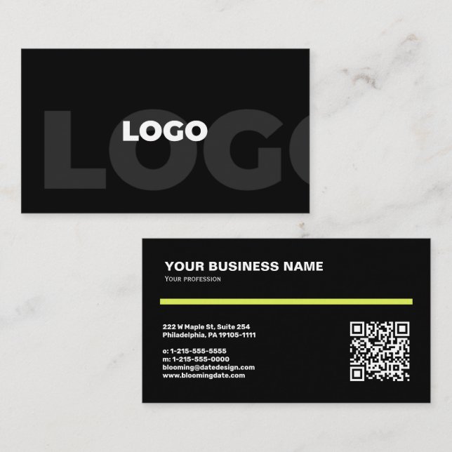 Business Card for Entrepreneur  (Front/Back)