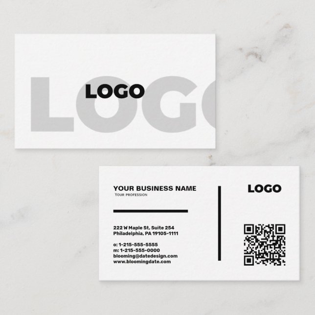 Business Card for Entrepreneur  (Front/Back)