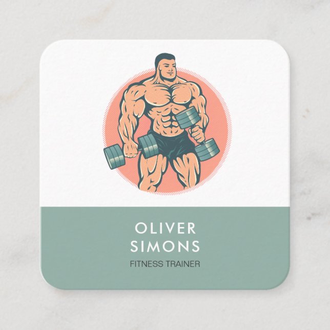 Business Card for Fitness trainer (Front)