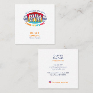 Business Card for Fitness trainer