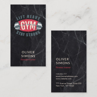 Business Card for Fitness trainer