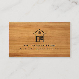 Business card for handyman home services