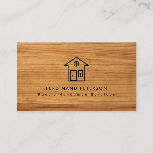 Business card for handyman home services (Front)
