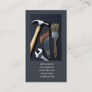 Business card for handyman home services