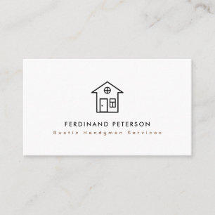 Business card for handyman home services