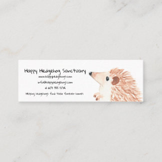 Business Card for Hedgehog or Exotic Pets Rescue