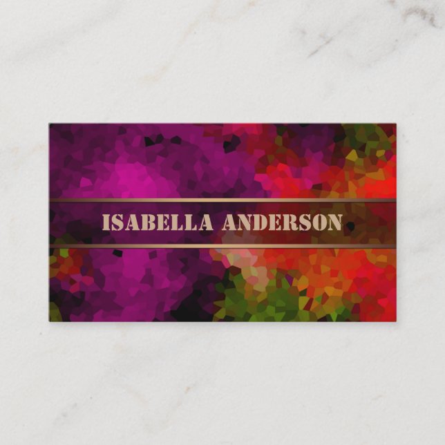 Business card, for you card (Front)