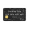 Business Card | Glitter Credit Card Black