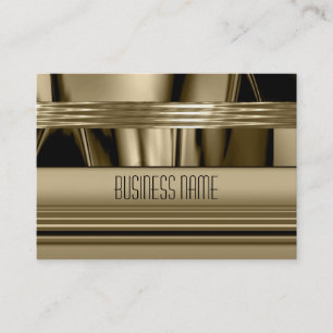 Business Card Gold Art Deco