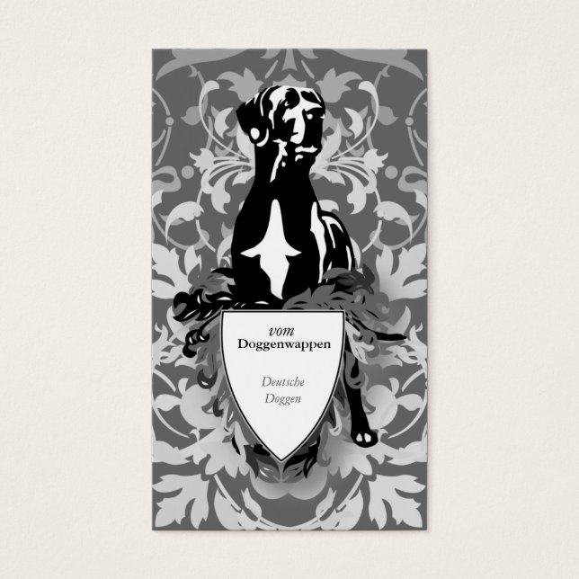 Business Card Great Dane (Front)