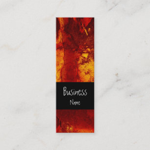 Business Card Grunge Rusty Orange
