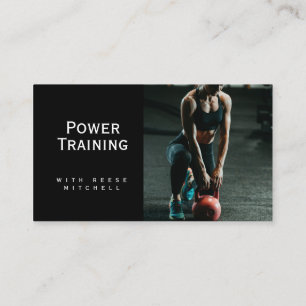 Business Card, Gym Training customizable Card
