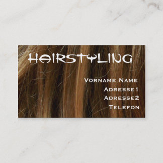 business card hairstylist