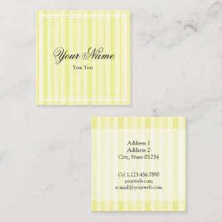 Business Card - Lines - Yellow