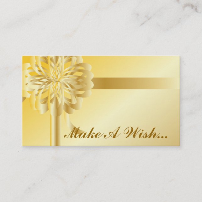 Business Card Make A Wish...-Customize (Front)