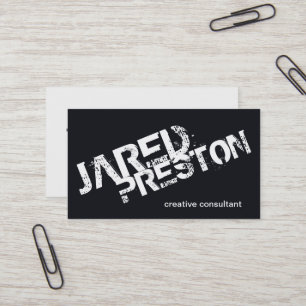 Business Card Minimalist Custom Template Colour