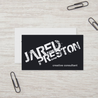 Business Card Minimalist Custom Template Colour