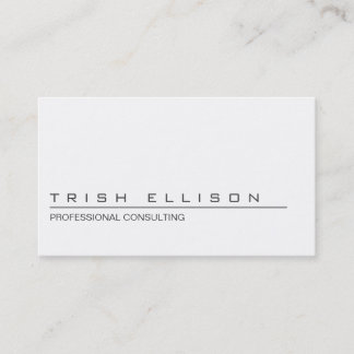 Business Card Minimalist Custom Template Plain