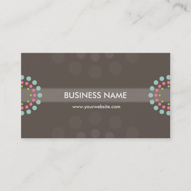 BUSINESS CARD modern retro spot (Front)