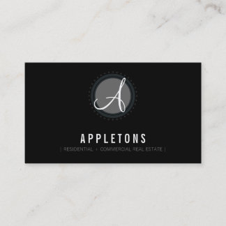 BUSINESS CARD :: monogram spot1 7L